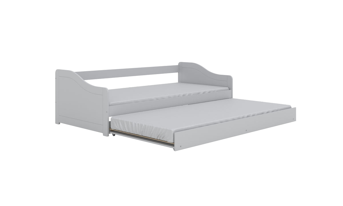 Kinderbed Blanka wit met laden en schappen – afbeelding 6