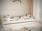 Kinderbed Blanka wit met laden en schappen – afbeelding 8