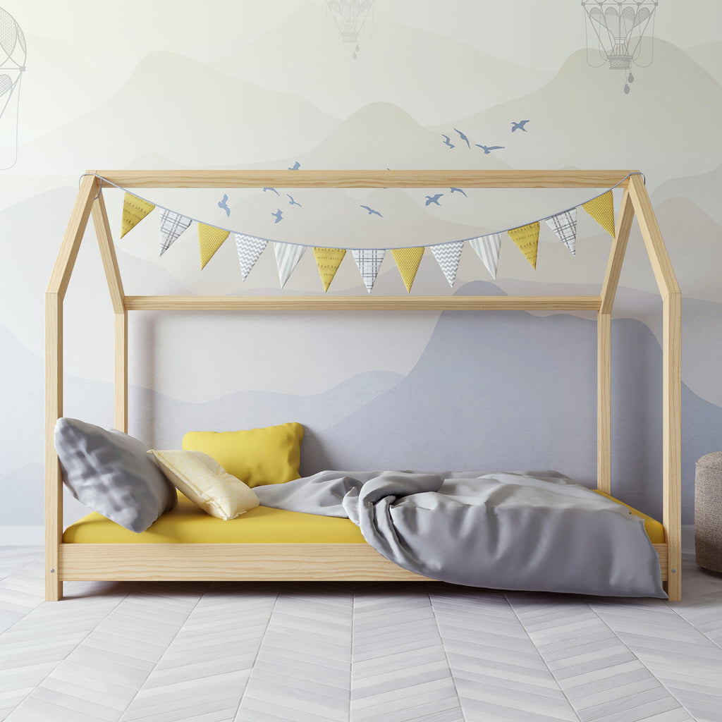 Kinderbed huisje Bella naturel – afbeelding 3