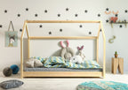 Kinderbed huisje Bella naturel – afbeelding 4