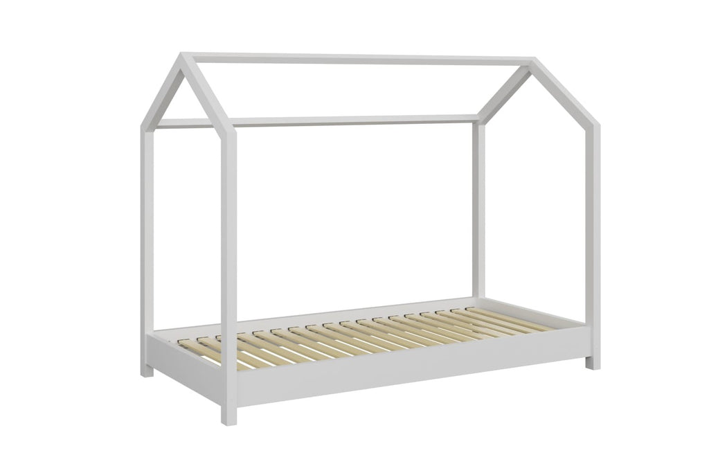 Kinderbed huisje Bella wit