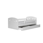 Kinderbed Julia wit met hartjes – afbeelding 5