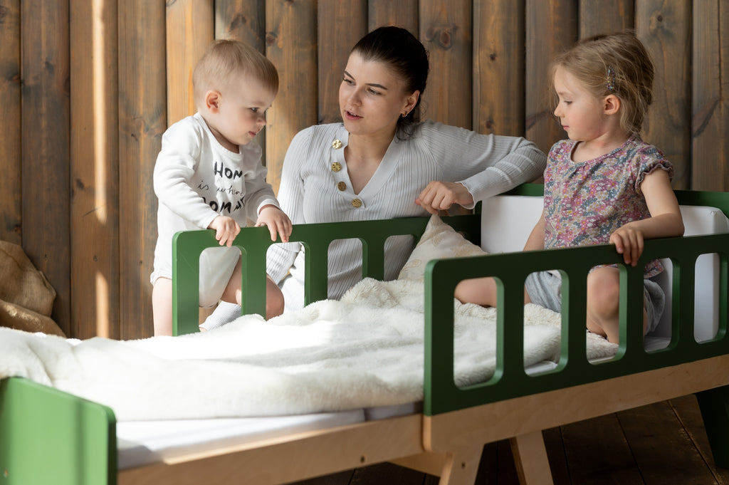 Kinderbed meegroeiend met matras – uitschuifbaar bed en bank – afbeelding 12