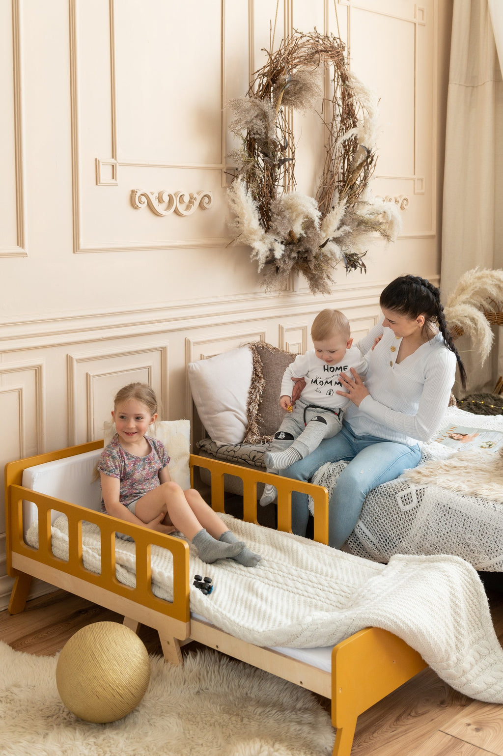 Kinderbed meegroeiend met matras – uitschuifbaar bed en bank – afbeelding 14