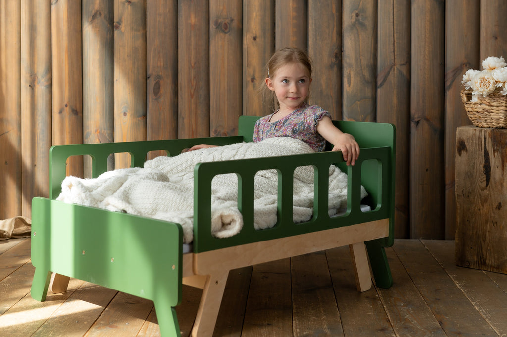 Kinderbed meegroeiend met matras – uitschuifbaar bed en bank – afbeelding 22