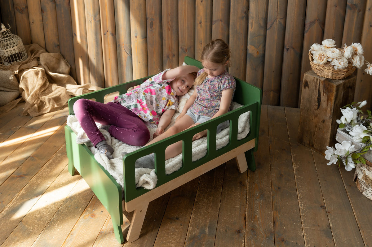 Kinderbed meegroeiend met matras – uitschuifbaar bed en bank – afbeelding 23