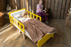 Kinderbed meegroeiend met matras – uitschuifbaar bed en bank – afbeelding 3