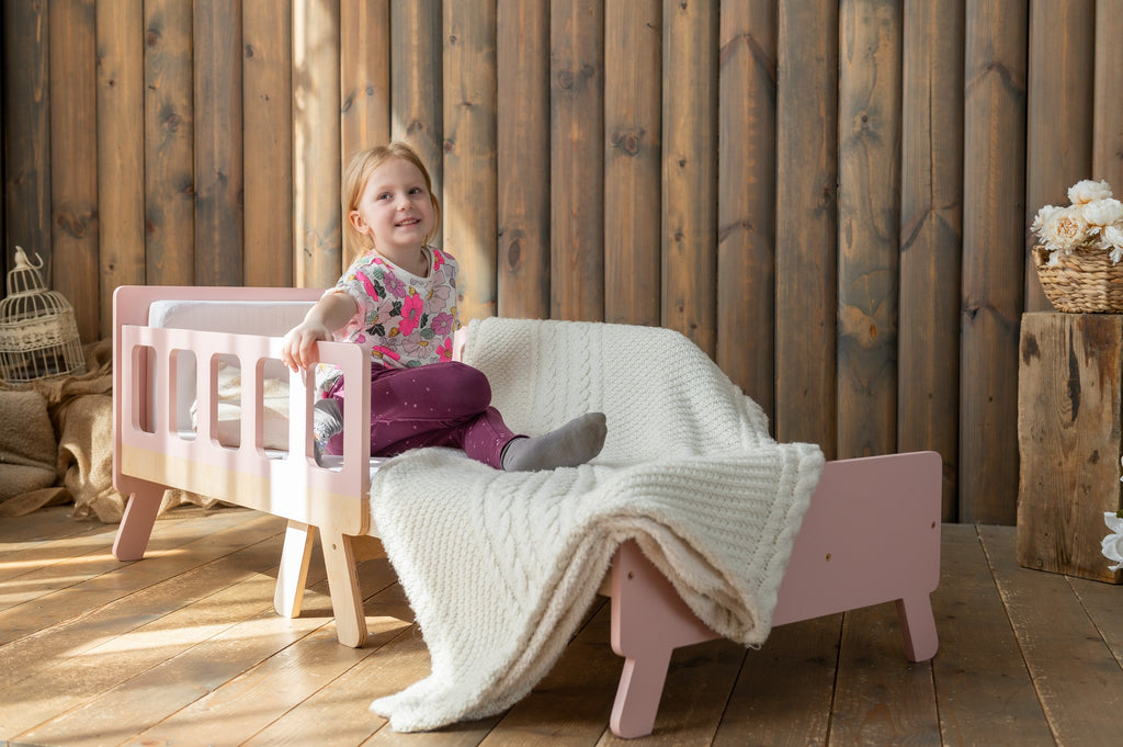 Kinderbed meegroeiend met matras – uitschuifbaar bed en bank – afbeelding 6