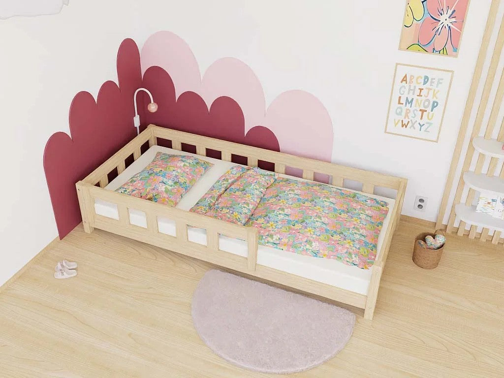 Kinderbed PLOTTY met uitvalbeveiliging – 80 cm breed – afbeelding 3