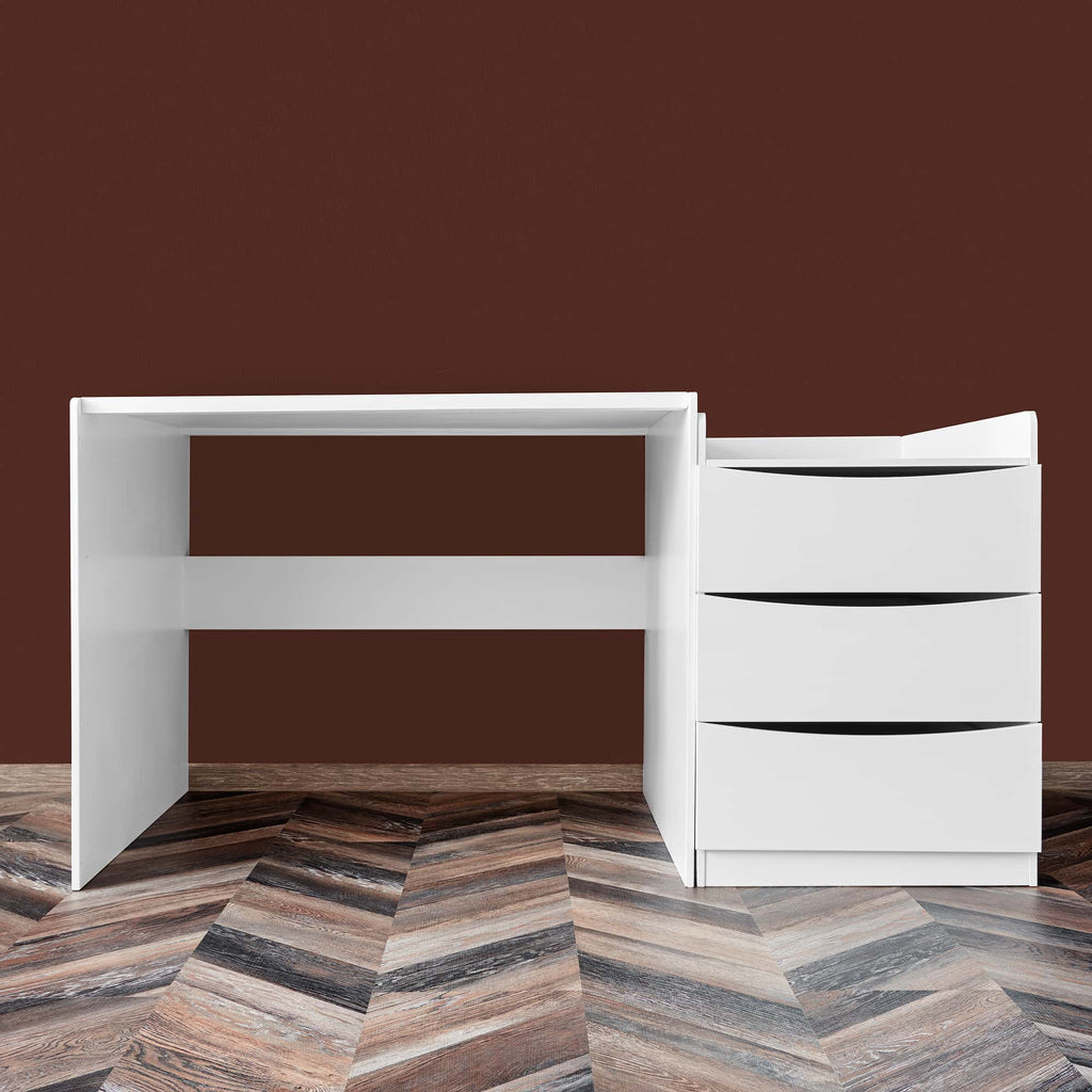 Kinderbed Smart – meegroeibed met commode en bureau wit – afbeelding 5