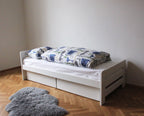Kinderbed Smart – meegroeibed met commode en bureau wit – afbeelding 8