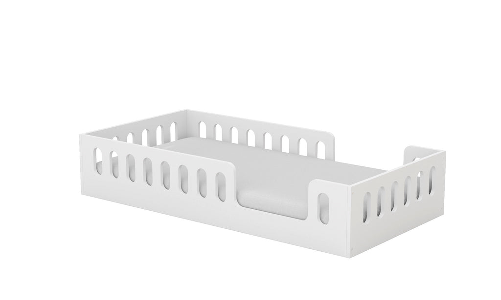 Kinderbed Timon wit – vloerbed met valbeveiliging – afbeelding 9