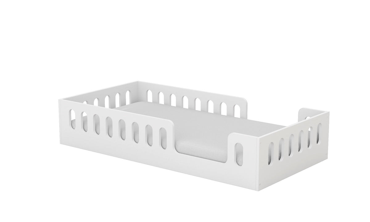 Kinderbed Timon wit – vloerbed met valbeveiliging – afbeelding 9
