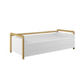 Kinderbed Victor wit – bedbank met lade
