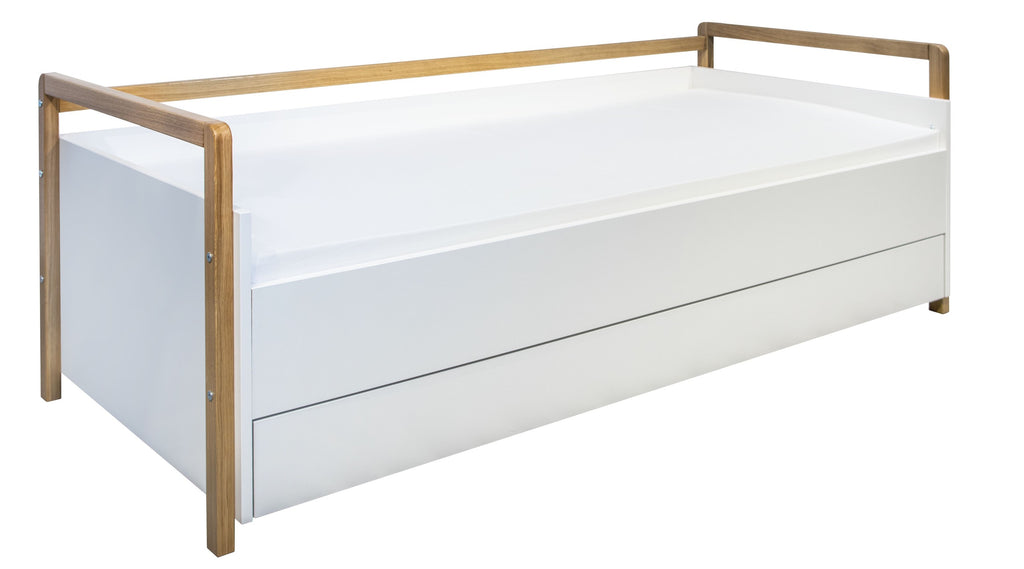 Kinderbed Victor wit – bedbank met lade – afbeelding 5