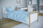 Kinderbed Victor wit – Scandinavisch bed 180 x 80 cm – afbeelding 4