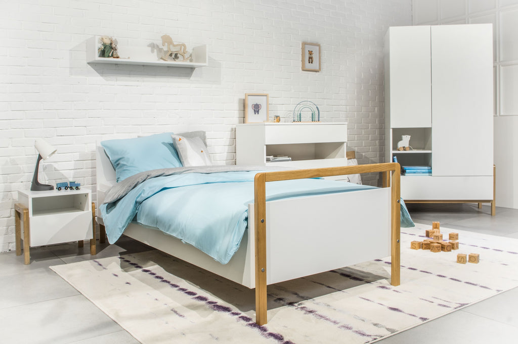 Kinderbed Victor wit – Scandinavisch bed 180 x 80 cm – afbeelding 5