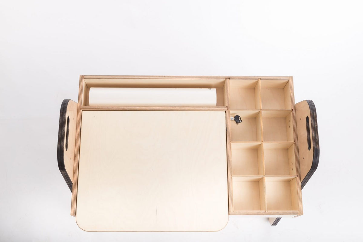 Kinderbureau Julle – multisensorische knutseltafel verstelbaar – afbeelding 5