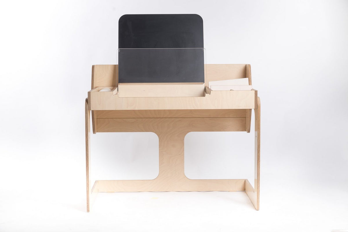 Kinderbureau Luula – multisensorische knutseltafel verstelbaar – afbeelding 14