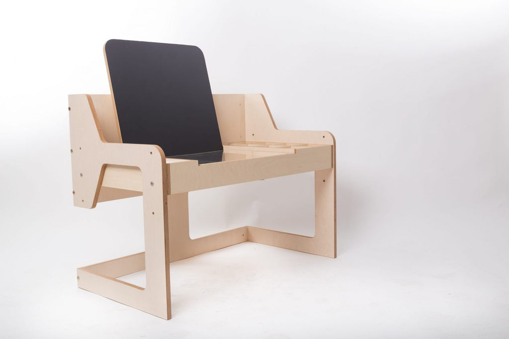 Kinderbureau Luula – multisensorische knutseltafel verstelbaar – afbeelding 2