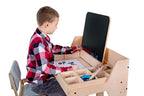 Kinderbureau Luula – multisensorische knutseltafel verstelbaar – afbeelding 7