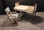 Kindertafel en stoel Julle verstelbaar – mintgroen – afbeelding 11