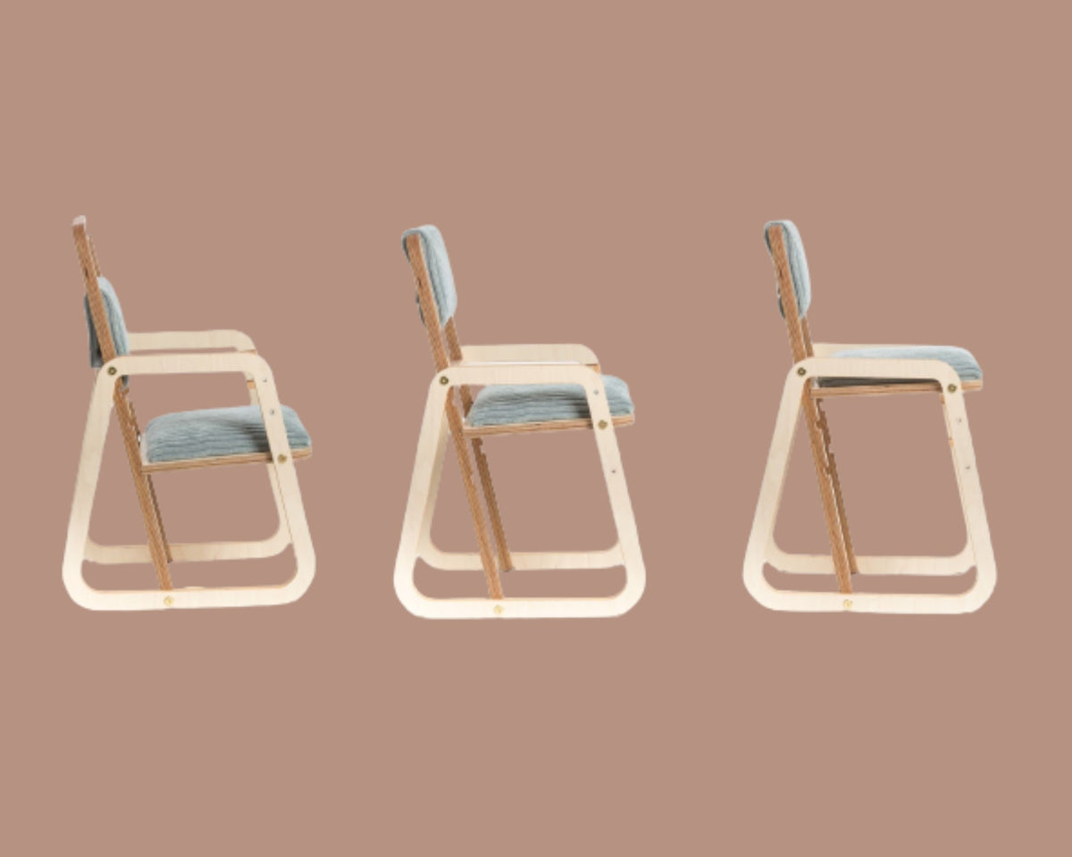 Kindertafel en stoel Julle verstelbaar – mintgroen – afbeelding 6