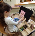 Kindertafel en stoel Julle verstelbaar – roze – afbeelding 14