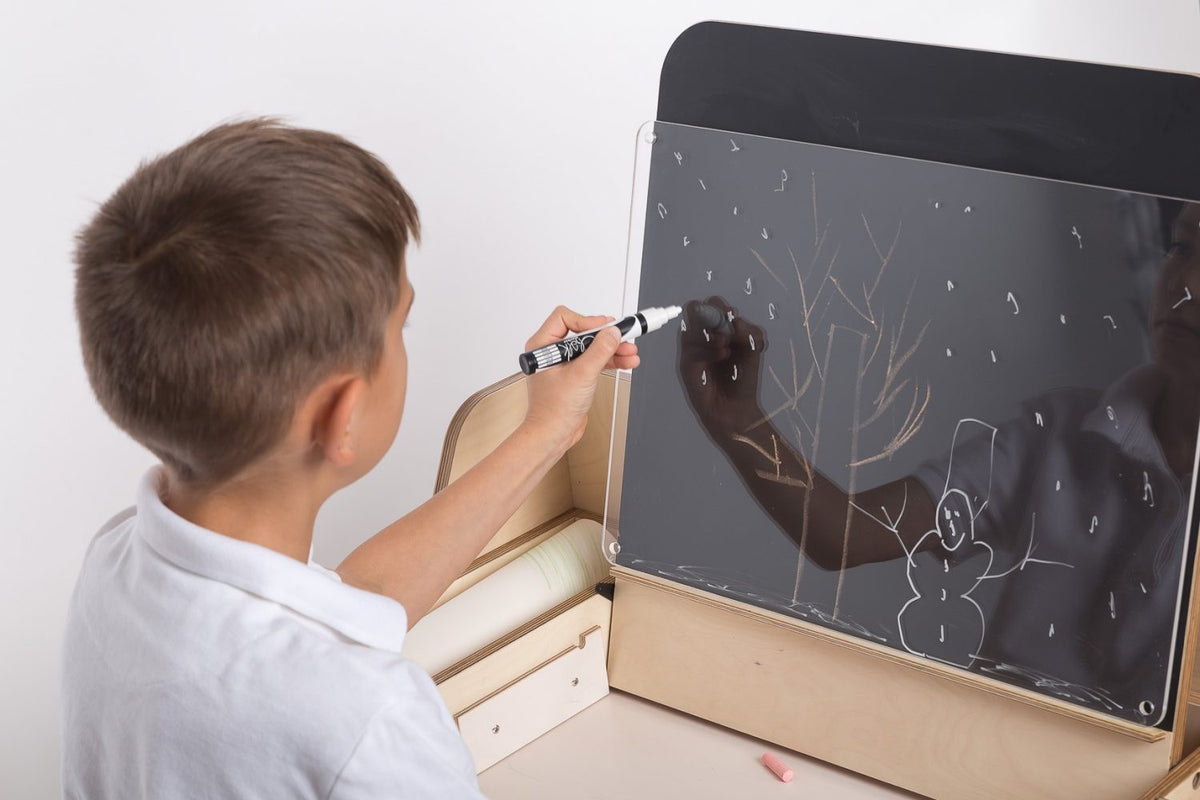 Kindertafel en stoel Julle verstelbaar – roze – afbeelding 17