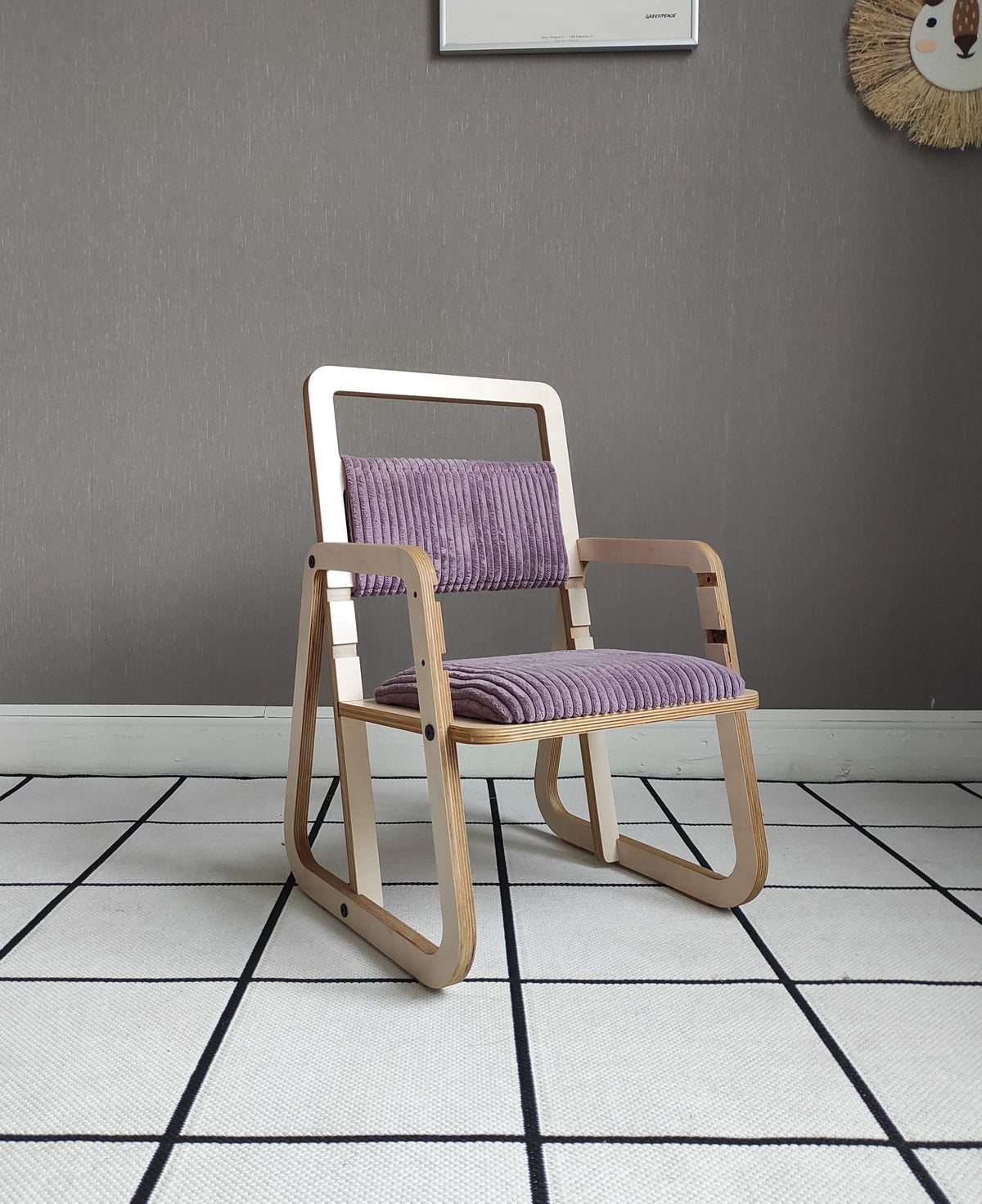 Kindertafel en stoel Julle verstelbaar – roze – afbeelding 20