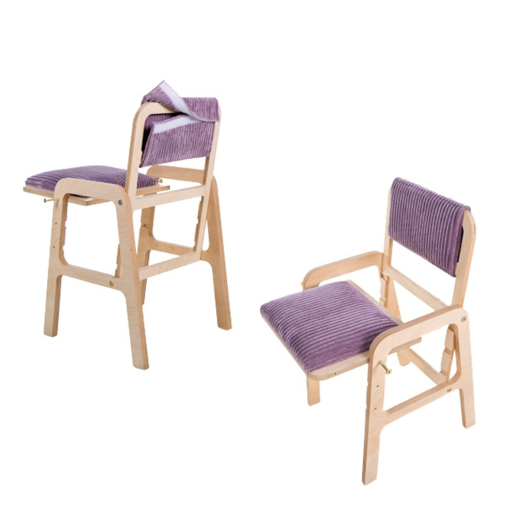 Kindertafel en stoel Luula verstelbaar – roze – afbeelding 3