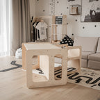 Kindertafel en stoel Montessori – met 1 stoel – afbeelding 10