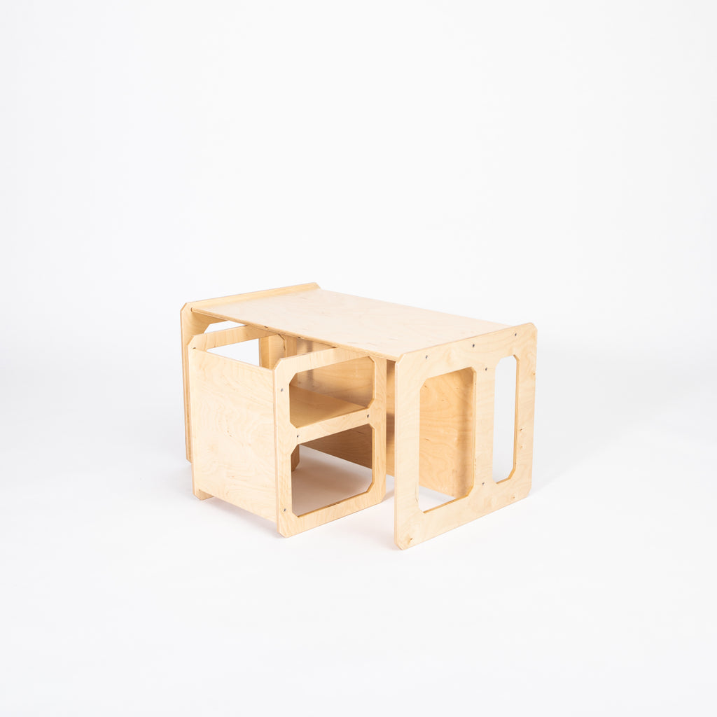 Kindertafel en stoel Montessori – met 1 stoel – afbeelding 3