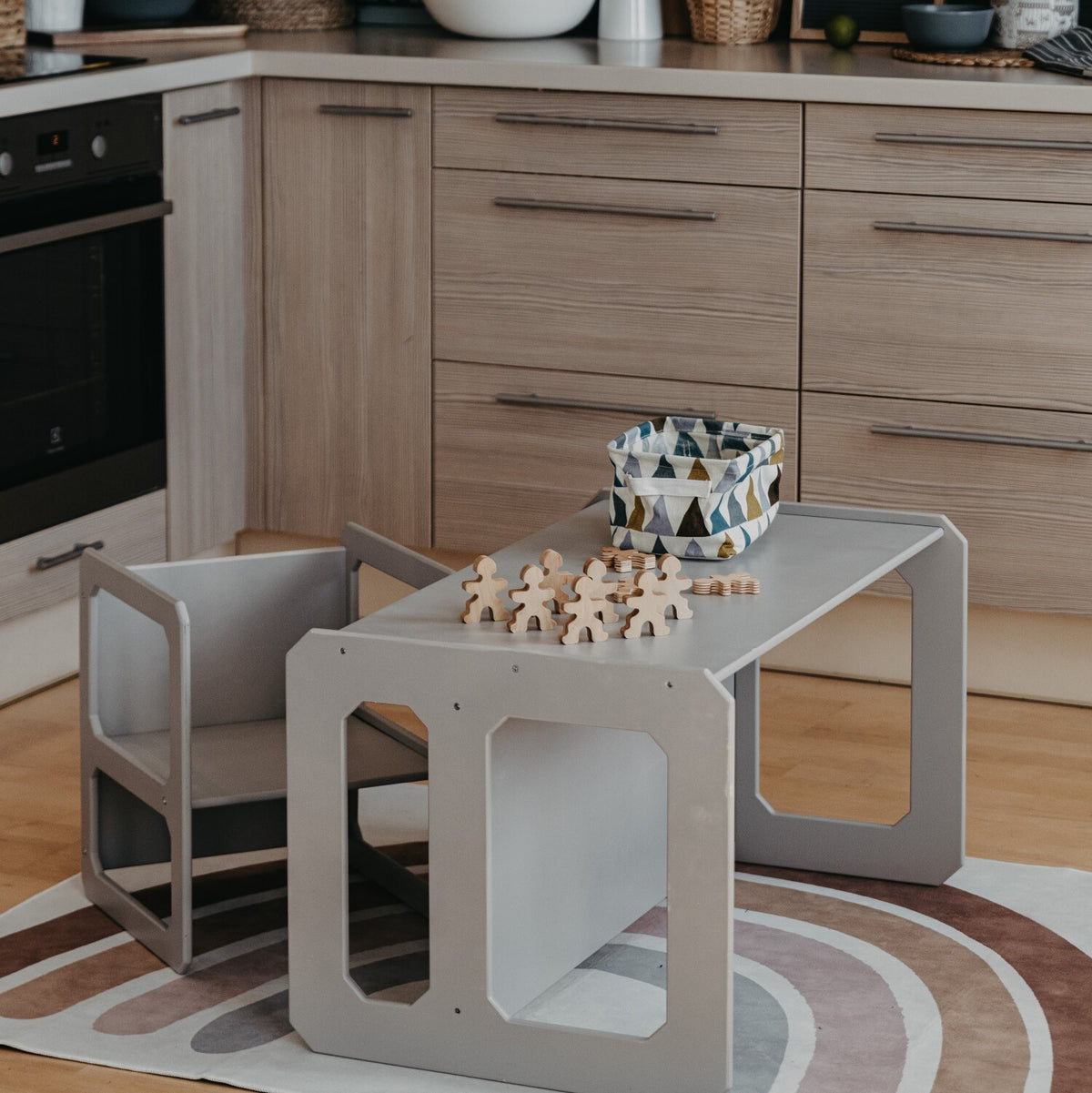 Kindertafel en stoel Montessori – met 1 stoel – afbeelding 8