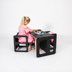 Kindertafel en stoel Montessori – met 2 stoelen – afbeelding 6