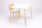Kindertafel konijn – houten tafel in konijnenvorm – afbeelding 2
