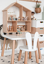 Kindertafel met Stoeltje konijn – afbeelding 4