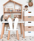 Kindertafel met Stoeltje konijn – afbeelding 6