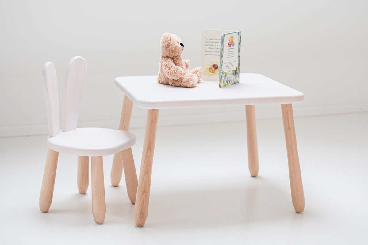 Kindertafel met Stoeltje konijn – afbeelding 7
