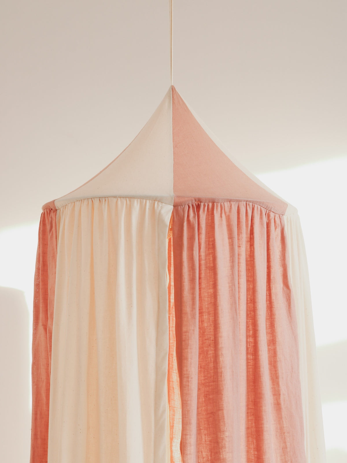 Klamboe linnen poederroze – afbeelding 4