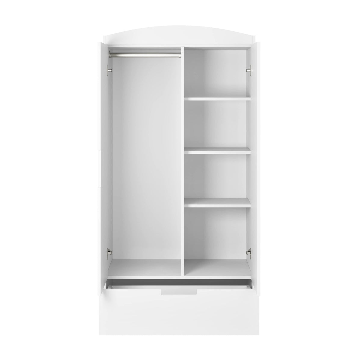 Kledingkast kinderkamer Classic wit – afbeelding 3