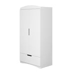 Kledingkast kinderkamer Classic wit – afbeelding 4