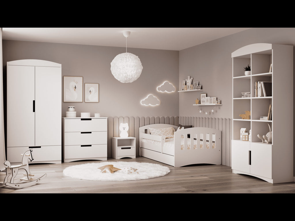 Kledingkast kinderkamer Classic wit – afbeelding 5