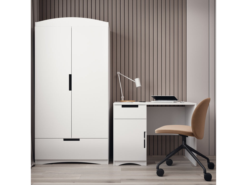 Kledingkast kinderkamer Classic wit – afbeelding 6