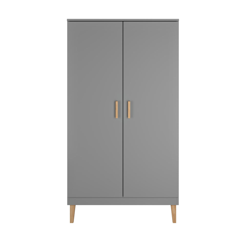 Kledingkast kinderkamer Kubi grijs