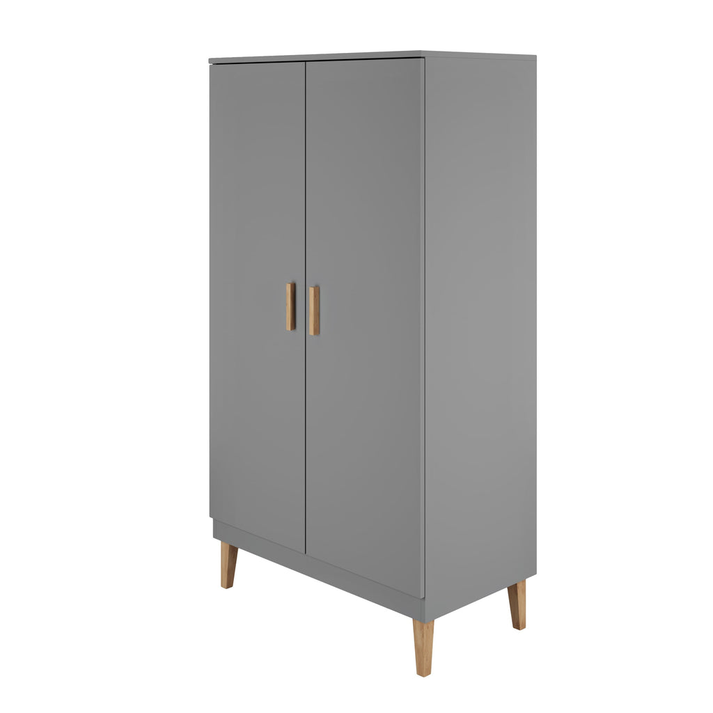 Kledingkast kinderkamer Kubi grijs – afbeelding 4