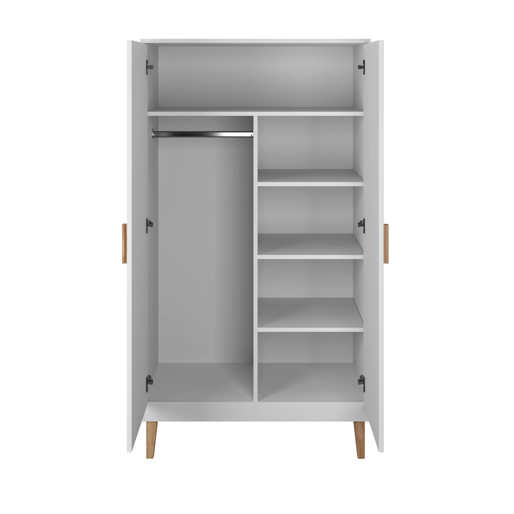 Kledingkast kinderkamer Kubi wit – afbeelding 2