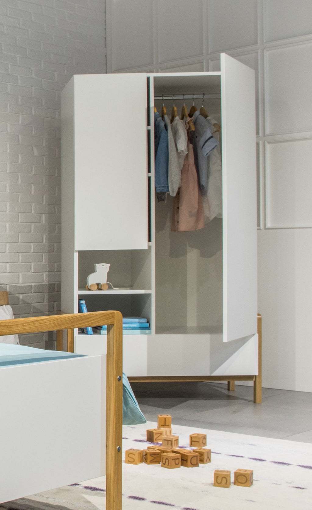 Kledingkast kinderkamer Victor – afbeelding 2