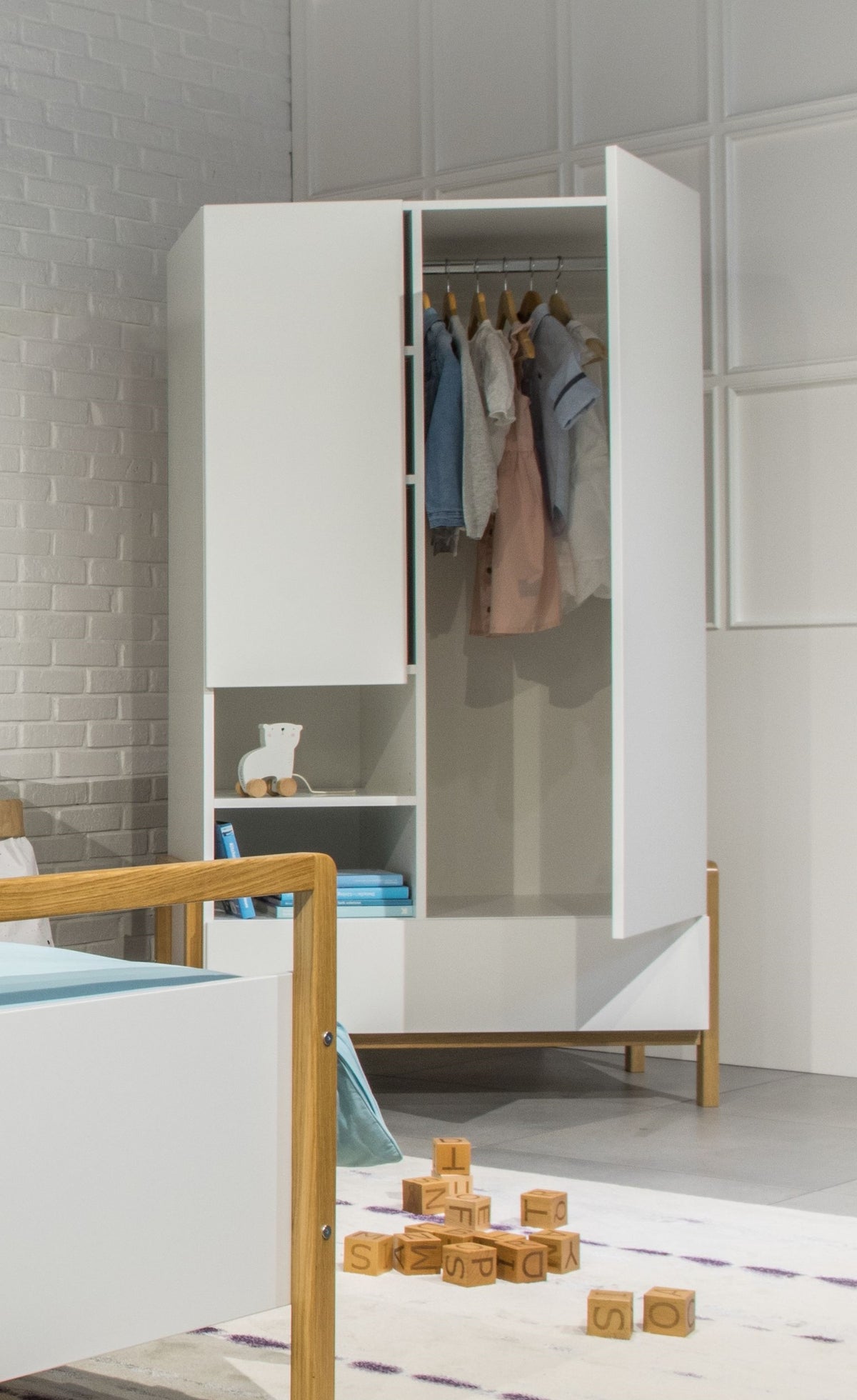 Kledingkast kinderkamer Victor – afbeelding 2