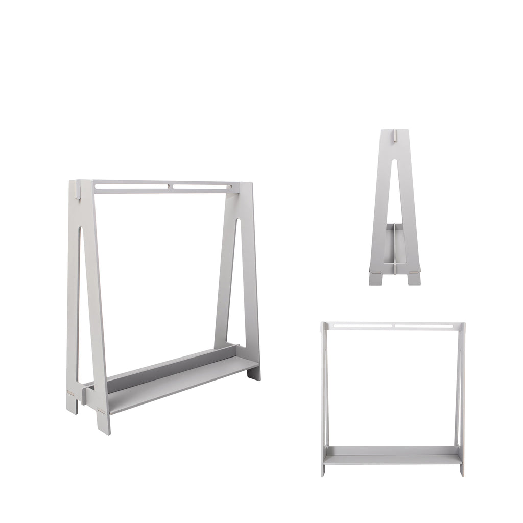 Kledingrek kinderkamer met hangstang en plank – afbeelding 11